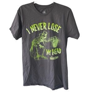 Disney Parks The Haunted Mansion Hatbox Ghost Tee Never Lose My Head Lrg Unisex